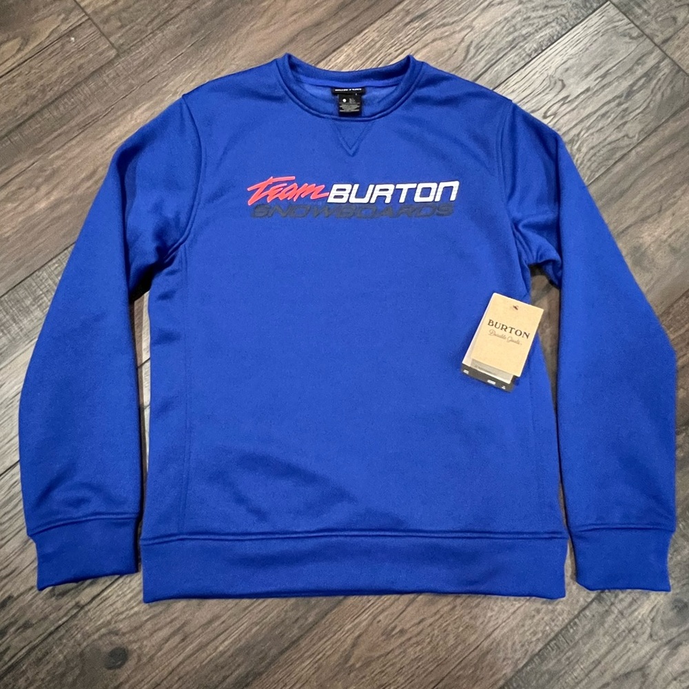 Burton Blue Crewneck Sweater
